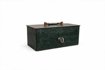 Industrial Cash Box - Brandkast - Staal - Dark Craquele