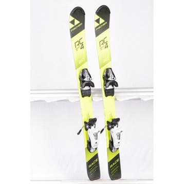 100 kinder skis FISCHER RC4 RACE Jr, yellow/black + Fischer, Verzenden, Gebruikt, Fischer