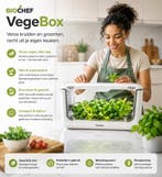 VegeBox – Indoor Kruidentuin met LED Verlichting, Overige typen, Kunststof, Nieuw, Ophalen of Verzenden
