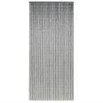 vidaXL Vliegengordijn 90x200 cm bamboe, Verzenden, Nieuw, Grijs