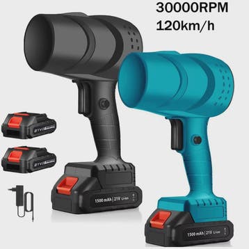 Krachtige Draadloze Turbo Ventilator Bladblazer 120km/u - 21, Verzenden, Nieuw in verpakking