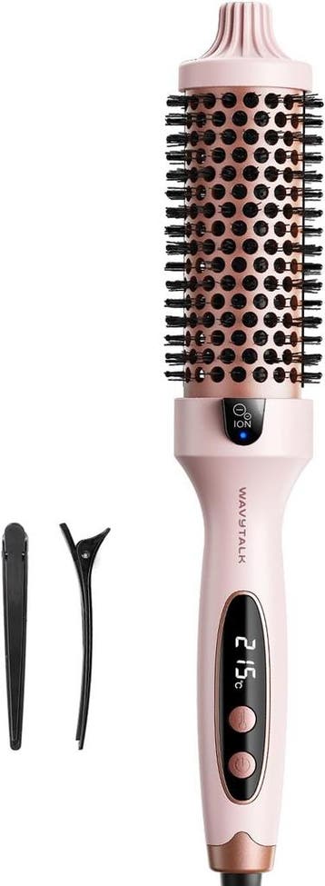Thermal Brush - Blowout Brush - Krultang - Roze - Wavytalk •, Verzenden, Zo goed als nieuw