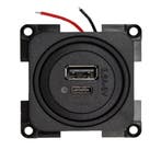 5 stuks Presto Contactdoos 2x USB A/C Lader 12V LED Inbouw, Ophalen of Verzenden, Nieuw