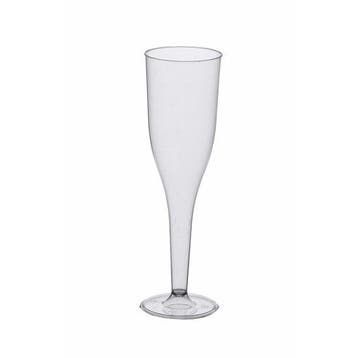 Plastic champagne glaasjes 10 stuks - Champagneglazen, Verzenden, Nieuw