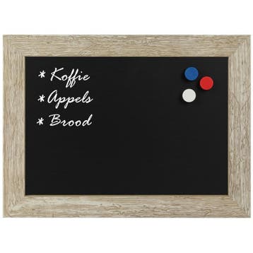 Krijtbord Magnetisch Capella Crème 40x60 cm, Nieuw