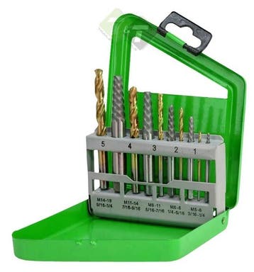 Tapeind Uitdraai Set- Boorset-10 Dlg, Hofftech, Ophalen of Verzenden, Nieuw