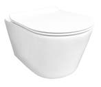 Wandcloset, toiletpotwit  MET inbouwreservoir Geberit UP-320, Verzenden, Nieuw, Steen, Toilet