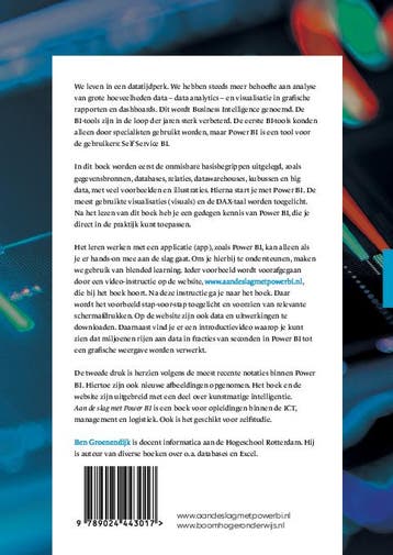 Aan de slag met Power BI 9789024443017 Ben Groenendijk, Boeken, Verzenden, Zo goed als nieuw, Ben Groenendijk