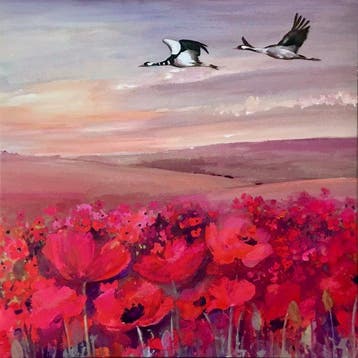 VK Art - Over The Field of Poppies
