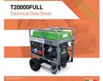 Energy T20000FULL generator aggregaat benzine 20kVA 16kW, Nieuw, 10 tot 30 kVA, Benzine, Elektrisch startend