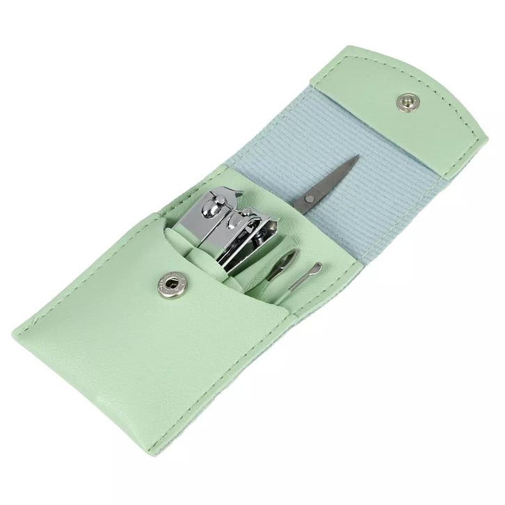 Benson Manicureset 7-delig - Compact - RVS - Kunstleren e..., Diversen, Verpleegmiddelen, Nieuw, Ophalen of Verzenden