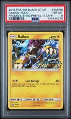 Staff Raikou (SM 150) PSA 8, Ophalen of Verzenden, Nieuw