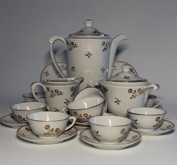 Koffieservies (19) - Porselein