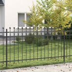 vidaXL Ringhek TILBURG Zwart, Verzenden, Nieuw, IJzer