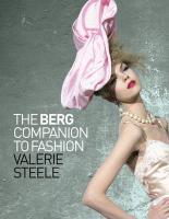 The Berg Companion To Fashion 9781847885630, Verzenden, Zo goed als nieuw