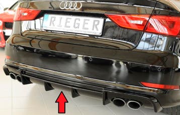 Diffuser | geschikt voor Audi | S3 2013-2016 4d sedan / S3 2, Verzenden, Nieuw, Audi
