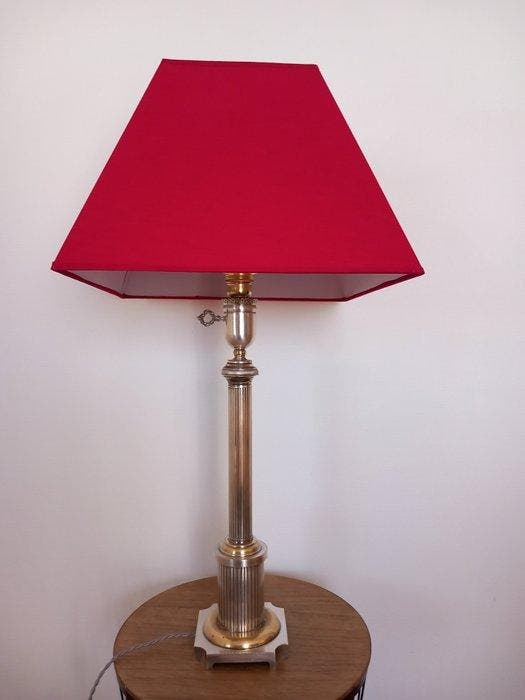 Tafellamp - Verguld messing, Antiek en Kunst, Curiosa en Brocante