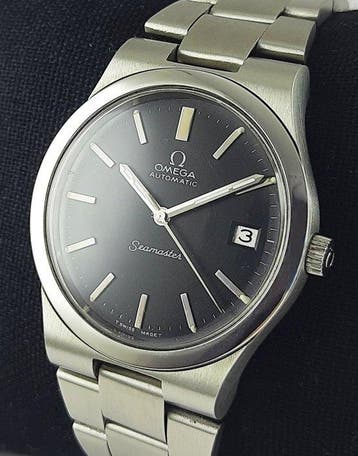 Omega - Seamaster Automatic - Matte Black Dial - Zonder, Nieuw