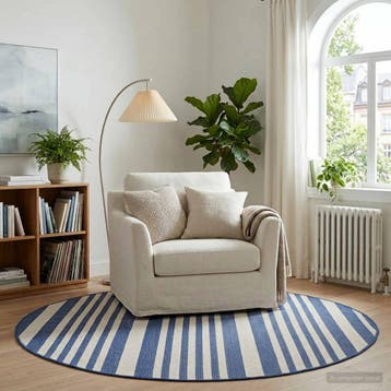 vidaXL Binnen- en buitenvloerkleed OLITE Naturel en, Verzenden, Nieuw, Bruin