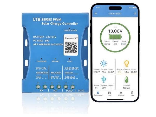 Veiling - Y&H Bluetooth zonne-laadregelaar, Diversen, Overige Diversen, Gebruikt