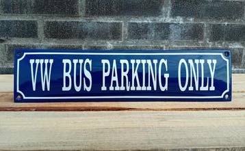 VW bus parking only, Verzenden, Nieuw