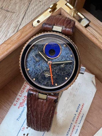Gérald Genta - Safari Moonphase Perpetual Calendar - G2796 -, Nieuw