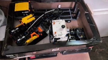 LEGO Technic Volvo FMX truck amp EC230 elektrische  42175, Verzenden, Zo goed als nieuw, Complete set, Lego