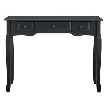 Console tafel sidetafel met 3 lades landelijk 100x35x78 cm z, Huis en Inrichting, Tafels | Sidetables, Verzenden, Nieuw