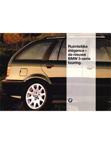1995 BMW 3 SERIE TOURING BROCHURE NEDERLANDS, Nieuw, BMW, Author