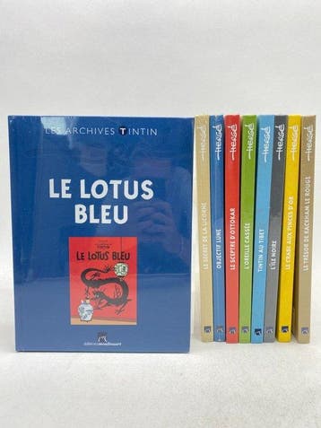 Les Archives Tintin – Ensemble de 9 albums, Boeken, Nieuw