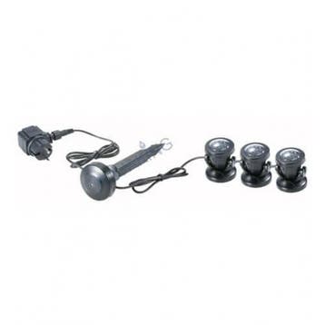 Vijververlichting,  led-03  set van 3 vijverspots, Verzenden, Nieuw