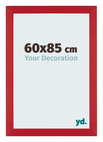 Fotolijst 60x85 cm - Rood - MDF - Mura, Verzenden, Nieuw