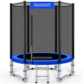 Trampoline Blauw Ø183cm incl Veiligheidsnet (Trampolines), Verzenden, Nieuw