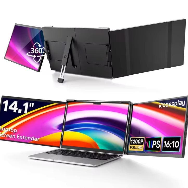 Laptop Screen Extender 14.1 Inch FHD IPS Dual Screen, Computers en Software, Monitoren, Nieuw, Verzenden