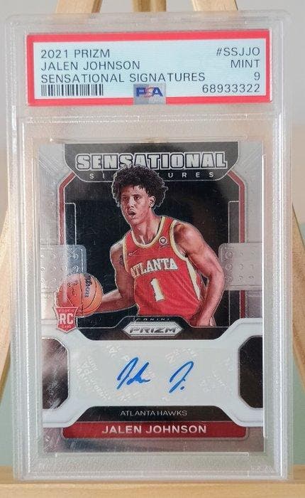 2021/22 Panini Prizm Jalen Johnson - RC Auto SS-JJO, Verzamelen, Stickers