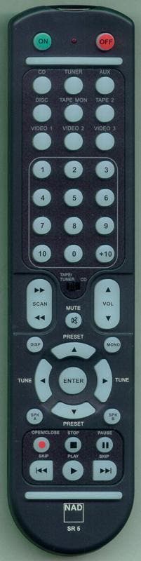 Afstandsbediening Nad sr5 c352 c372 c375bee, Ophalen of Verzenden, Nieuw, Origineel