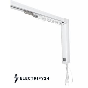 Elektrische Gordijn rails met afstandbediening en Smart Home, Verzenden, Nieuw, Wit, 200 cm of meer