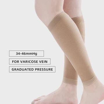 Plus Size Compressie Kuitmouwen (S-5XL) - 30-40mmHg - Tegen, Verzenden, Nieuw