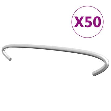 vidaXL Gabionhaken 50 st 15 cm gegalvaniseerd staal, Verzenden, Nieuw