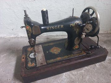Singer 128K (1920) Naaimachine - Hout, IJzer