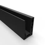 Celest balustrade vloerprofiel-4000 mm-Satijn zwart geanodis, Ophalen of Verzenden, Nieuw