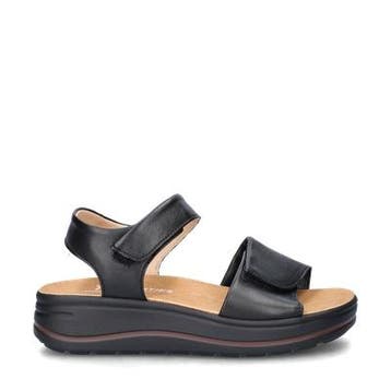 Hartjes Woogie sleehak voor dames in het Zwart, Verzenden, Zwart, Nieuw, Sandalen of Muiltjes