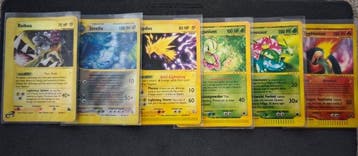 Pokémon - 6 Card - Pokémon - Zapdos, Raikou, Typhlosion,, Nieuw