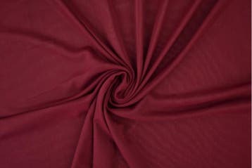 Lycra tule Bordeaux - rol 10 meter, Verzenden, Nieuw