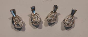 Decoratief ornament (4) - Christofle - Frankrijk - set van 4, Antiek en Kunst