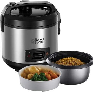 Stoomkoker & Rijstkoker 500W | Tweedekansje | OP=OP, Ophalen of Verzenden, Vaatwasmachinebestendig, Zo goed als nieuw
