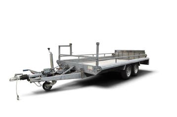 Hapert kantel machinetransporter 2700KG Machinetransporter, Ophalen of Verzenden, Gebruikt