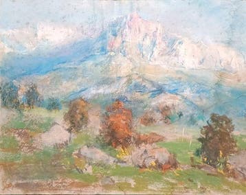 Antonio Cannata (1895-1960) - Paesaggio Montano