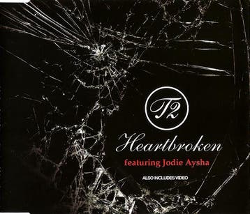 cd single - T2  feat. Jodie Aysha - Heartbroken, Cd's en Dvd's, Verzenden, Zo goed als nieuw