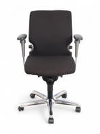 Haworth Comforto 77 bureaustoel, zwart-chrome, Huis en Inrichting, Ophalen of Verzenden, Nieuw